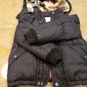 Boys Burberry Black Jacket